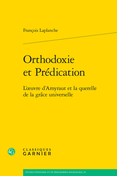 Orthodoxie et Prédication - Matthieu Arnold