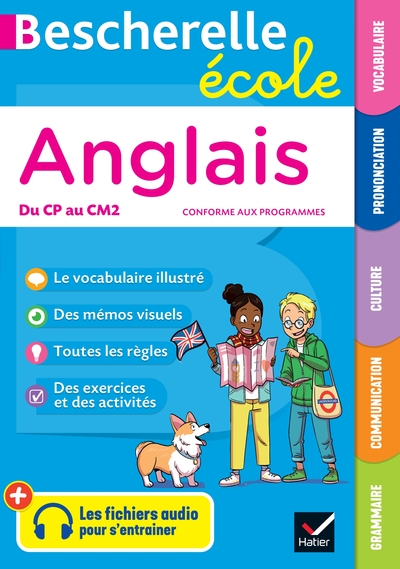 Bescherelle École - Anglais (Cp, Ce1, Ce2, Cm1, Cm2), Tout Le Programme D'Anglais À L'École Primaire