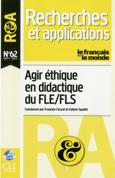 Recherches et applications N° 62, septembre 2017 Volume 62