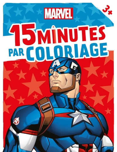 CAPTAIN AMERICA - 15 Minutes par Coloriage (dès 3 ans) - MARVEL