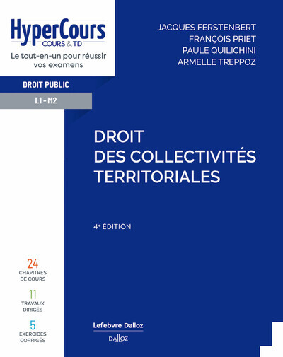 Droit Des Collectivités Territoriales - 3e Ed. - Jacques Ferstenbert, Paule Quilichini, François Priet