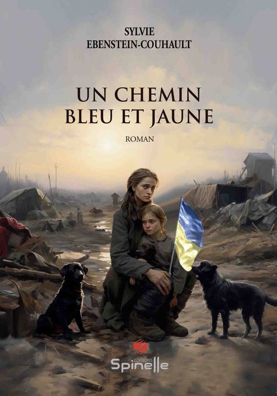 Un chemin bleu et jaune