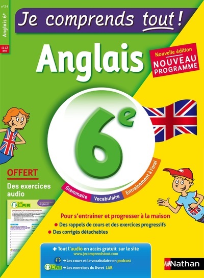 Je Comprends Tout! Anglais 6Ème