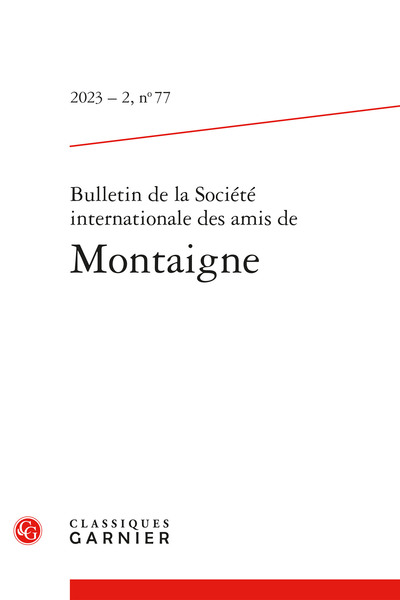 Bulletin de la Société internationale des amis de Montaigne