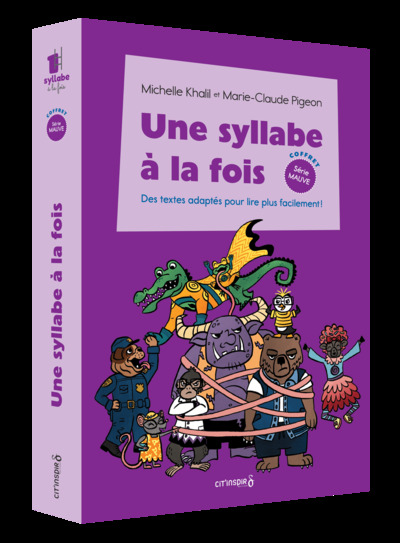 Une syllabe à la fois - Coffret série mauve