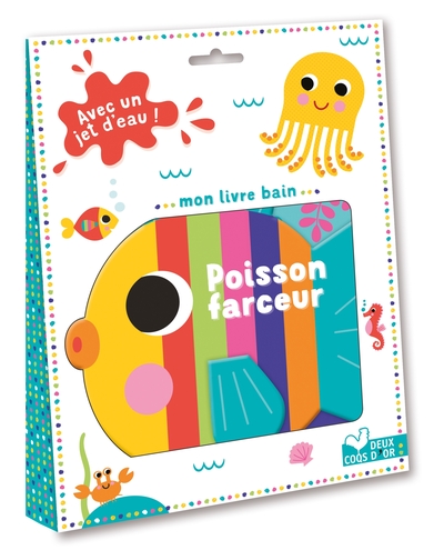 Mon livre bain poisson farceur ! - Avec un jet d'eau