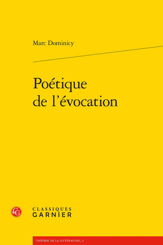 Poétique de l'évocation