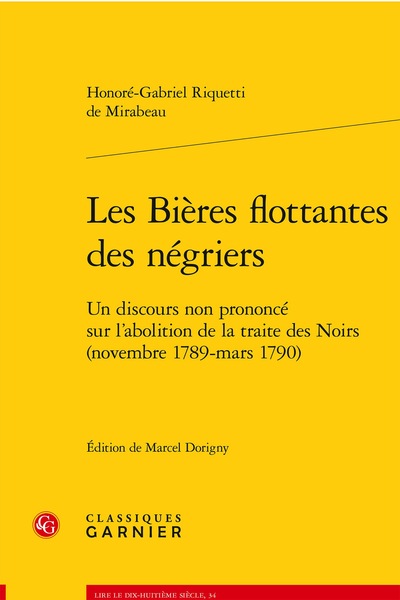 Les Bières flottantes des négriers