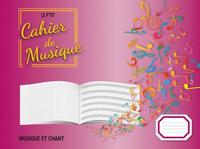 Cahier de musique et chant