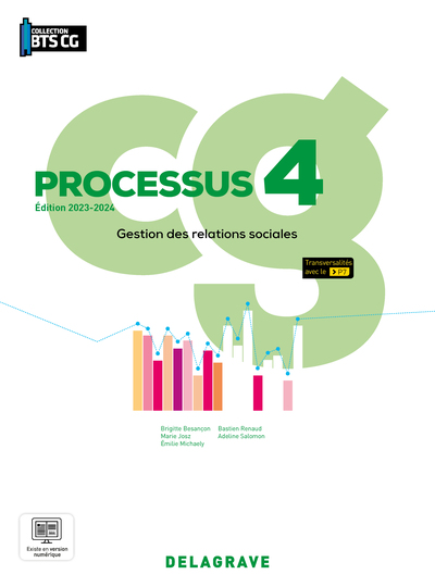 Processus 4 - Gestion Des Relations Sociales Bts Comptabilité Gestion (Cg) (2023) - Pochette Élève