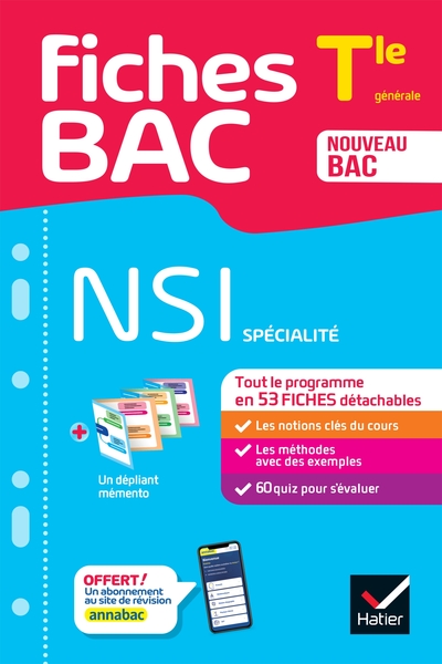 Fiches bac NSI Tle (spécialité) - Bac 2025 - Vojislav Petrov