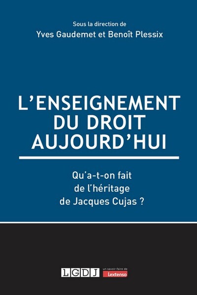 L'enseignement du droit aujourd'hui