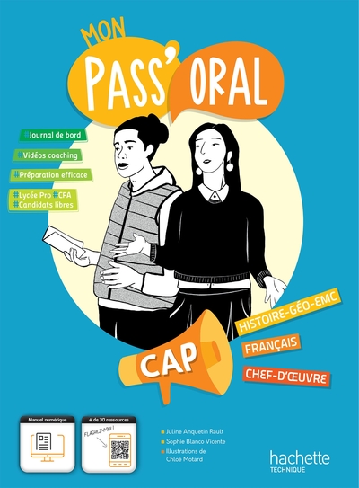 Mon Pass'Oral CAP : Histoire-Géographie EMC/Français/Chef-d'oeuvre - cahier de l'élève -  Éd. 2023