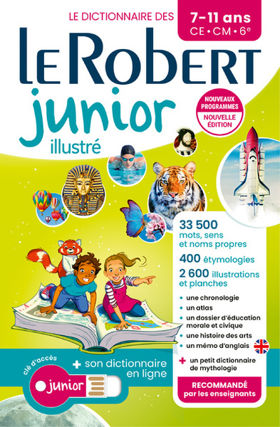 Le Robert Junior Illustré et son dictionnaire en ligne + clé