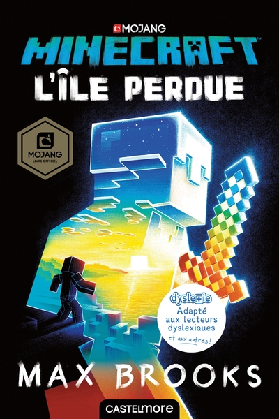 Minecraft officiel : L'Île perdue (version dyslexique) - Max Brooks