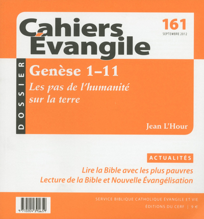 Cahiers Evangile N° 161, septembre 20 Volume 161