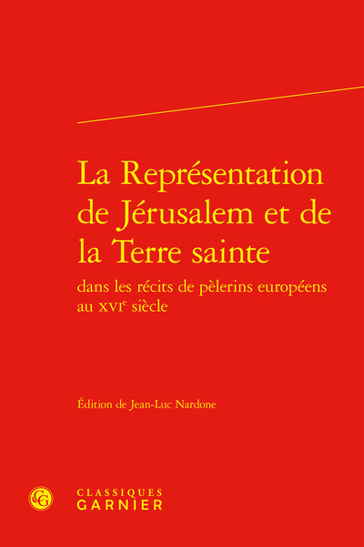 La Représentation De Jérusalem Et De La Terre Sainte