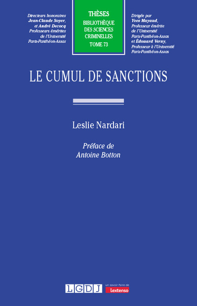 Le cumul de sanctions - Leslie Nardari