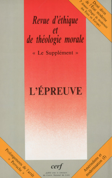 Revue d'éthique et de théologie morale N° 227 Décembre 2003 Volume 227