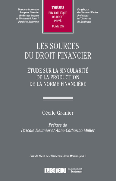 Les sources du droit financier - Cécile Granier