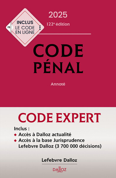 Code Dalloz Expert. Codes pénal et procédure pénale 2025 - Coralie Ambroise-Castérot