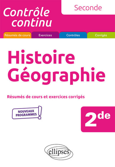 Histoire-géographie - Seconde - nouveaux programmes