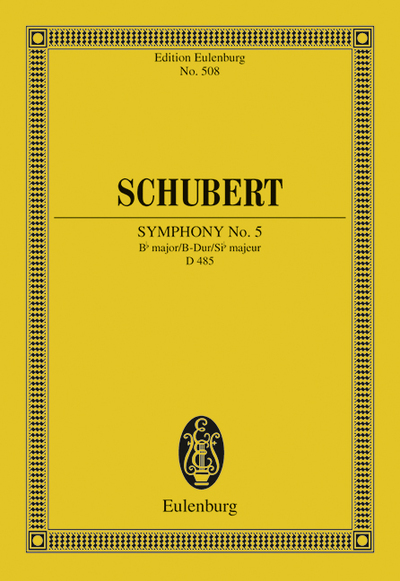 Eulenburg Miniature Scores Volume 5 - Franz Schubert