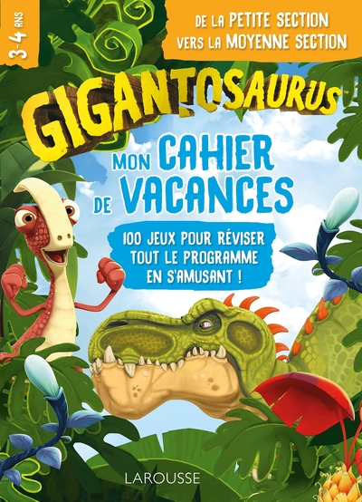 Mon cahier de vacances Gigantosaurus PS-MS - Collectif