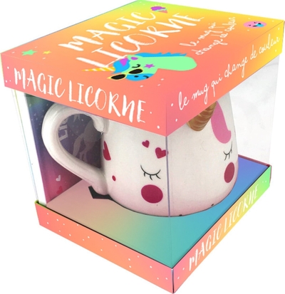 Coffret Mug Magic Licorne - Le Mug Qui Change De Couleur