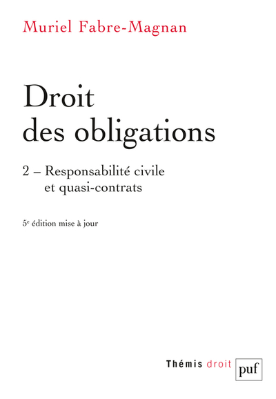 Droit des obligations - Volume 2