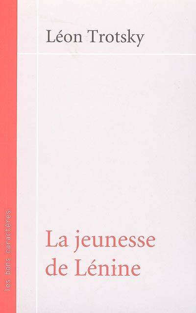 La jeunesse de Lénine