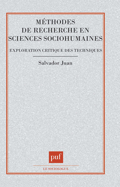 Methodes De Recherche En Sciences Sociohumaines - Approche Critique Des Techniques