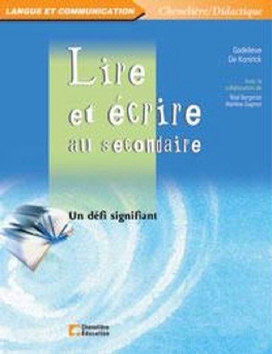 Lire et ecrire au secondaire