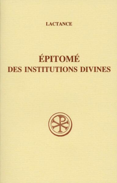 Sc 335 Epitome Des Institutions Divines