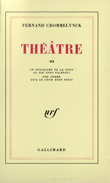 Théâtre (Tome 3)