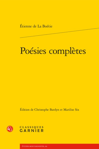 Poésies complètes