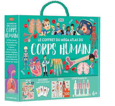 Le Coffret Du Méga Atlas Du Corps Humain