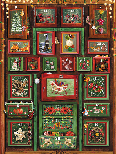 Calendrier de l'Avent L'armoire de Noël- Evangelisti - Evangelisti dom