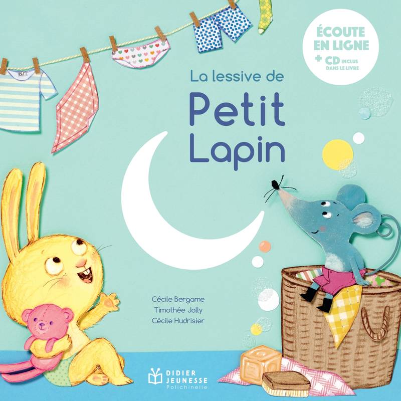 19 - La Lessive de Petit Lapin, Livre-CD