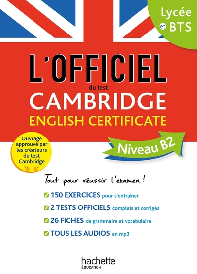 L'Officiel Du Test Cambridge English Certificate / Niveau B2