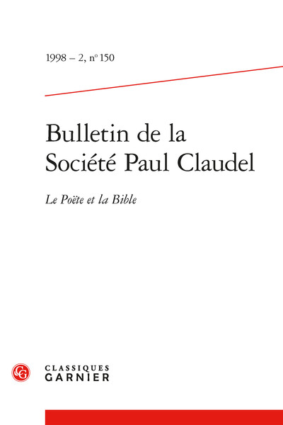 Bulletin de la Société Paul Claudel - Pierre Brunel