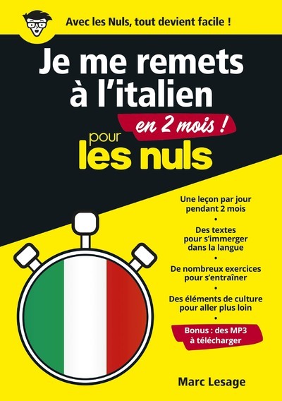 Je me remets à l'italien en 2 mois ! pour les Nuls