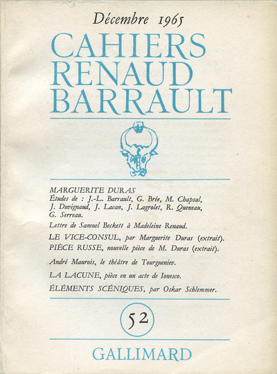 Cahiers Renaud Barrault