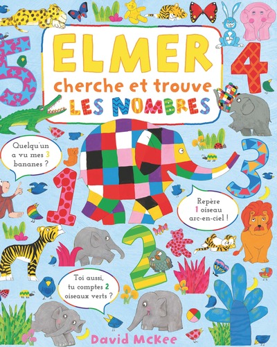 Elmer Cherche et trouve - Les nombres - David McKee