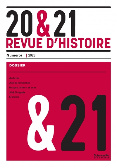 20&21 N° 159, juillet-septembre 2023 Volume 20