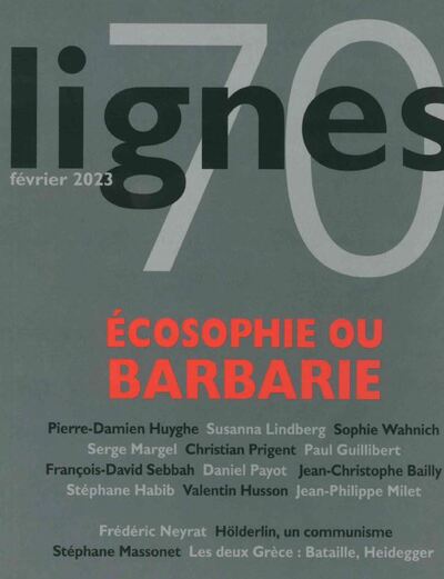 Lignes N° 70 Volume 70