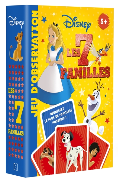 DISNEY - Jeu de cartes - 7 familles