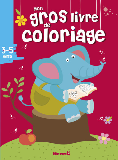 Mon Gros Livre De Coloriage (3-5 Ans) (Eléphant)