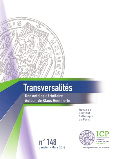Transversalités N° 148, janvier-février 2019 Volume 148
