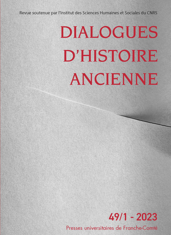 Dialogues D'Histoire Ancienne 49/1